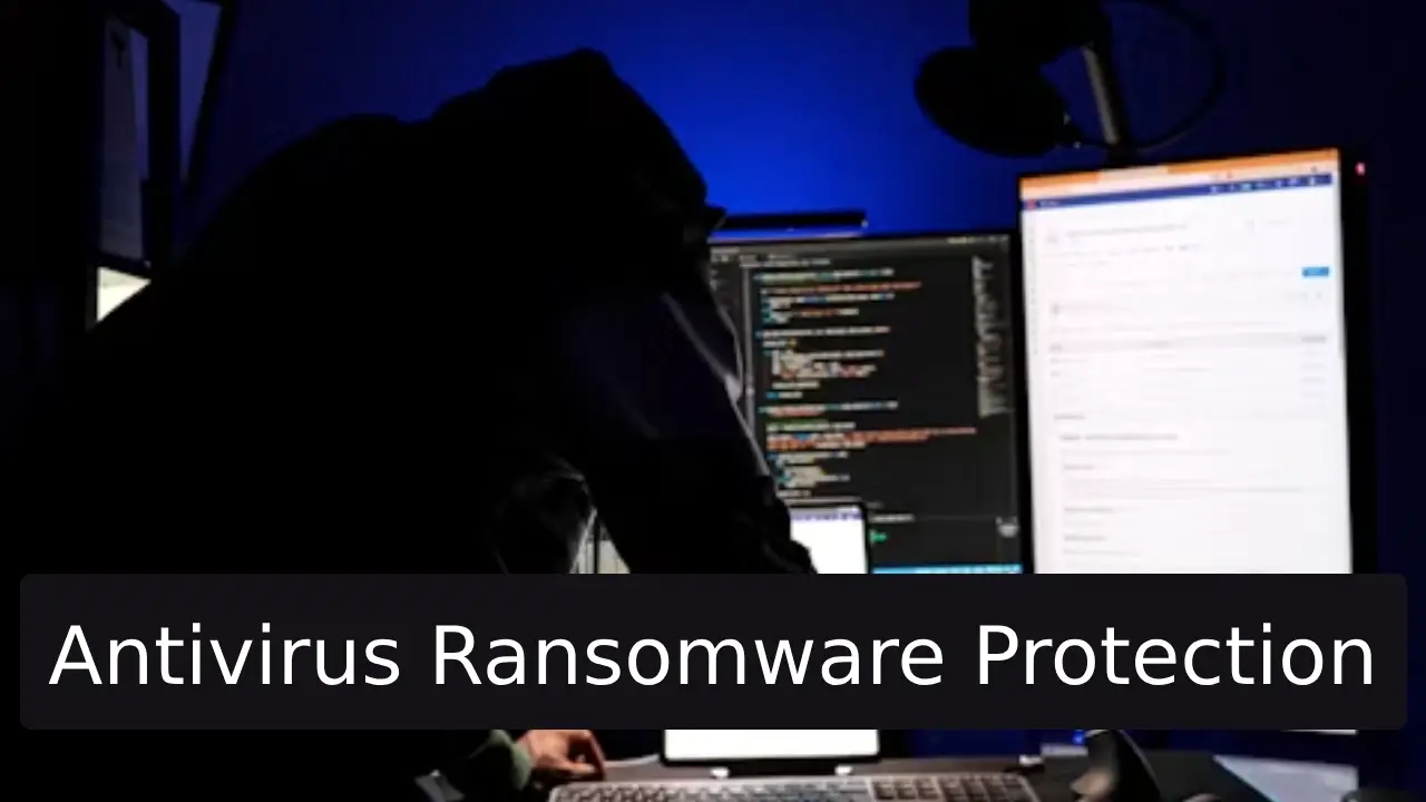 antivirus ransomware protection shield stopping cyber attack